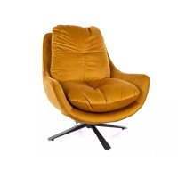 Samta atpūtas krēsls VIVIEN VELVET karijs Samta atpūtas krēsls VIVIEN VELVET karijs